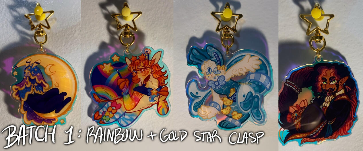 Keychain Proofs Lined up